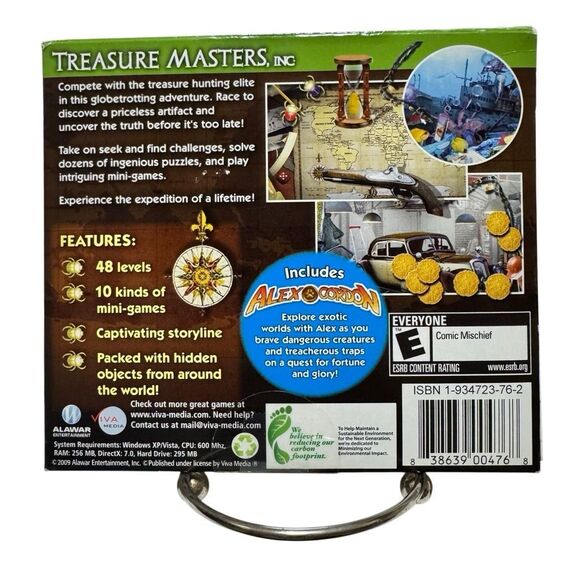 Treasure Masters, Inc. PC, 2008 includes Alex Gordon Treasure Hunter - Picture 2 of 4